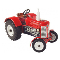 Traktor Zetor 50 Super červený na klíček kov 15cm 1:25 v krabičce Kovap