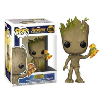 Funko POP! Avengers Infinity War Groot with Stormbreaker 416