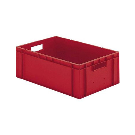 Gastro Přepravka plast 60 × 40 × 32 cm, červená