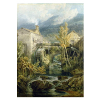 Obrazová reprodukce The Old Mill, Ambleside, Turner, Joseph Mallord William, 30 × 40 cm