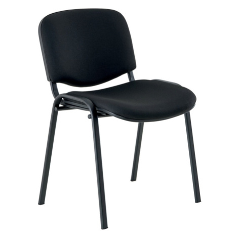 Stohovatelná židle AMITIN, černá ALBA