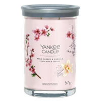 Yankee Candle, Růžové třešně a vanilka, Svíčka ve skleněném válci 567 g