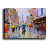 Wallity Obraz na plátně Rainy alley 50x70 cm