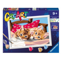 Ravensburger CreArt Dvě mazlivá koťata