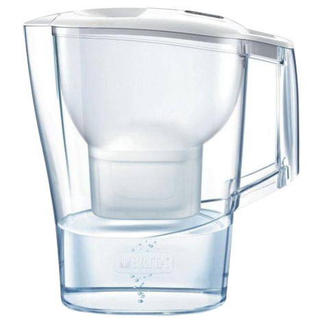 BRITA Aluna Cool Memo, 3x filtr MX PRO, Filtrační konvice, bílá 2.4 l