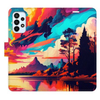 iSaprio flip pouzdro Colorful Mountains 02 pro Samsung Galaxy A23 / A23 5G