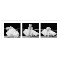 Umělecký tisk Marilyn Monroe - Ballerina Triptych, 95 × 33 cm