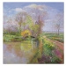 Obrazová reprodukce Spring Bridge, 1992, Timothy Easton, 40 × 40 cm