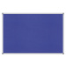 MAUL Nástěnka STANDARD, plstěný potah, modrá, š x v 1200 x 900 mm