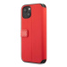 Ferrari FESAXFLBKP13SRE knížkové pouzdro iPhone 13 Mini 5.4" red On Track Carbon Stripe