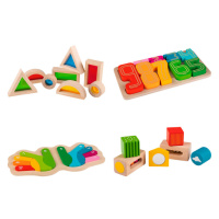 Playtive Dřevěná výuková hra Montessori