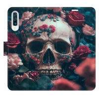 iSaprio flip pouzdro Skull in Roses 02 pro Samsung Galaxy A50