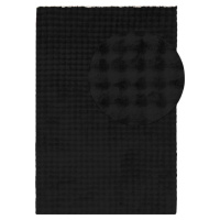 Černý pratelný koberec 80x150 cm Bubble Black – Mila Home
