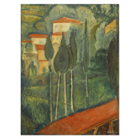 Obrazová reprodukce Landscape, Amedeo Modigliani, 30 × 40 cm