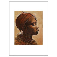 Umělecký tisk Masai woman I., Jonathan Sanders, (50 x 70 cm)