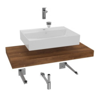 Koupelnová sestava Grohe s deskou pod umyvadlo Dolce 100x8x50 cm dub charleston KSETDO14