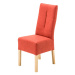 Jídelní židle FABIUS I buk natur/červená