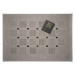 Devos koberce Kusový koberec FLOORLUX Silver/Black 20079 – na ven i na doma - 60x110 cm