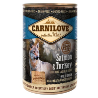 Carnilove Dog – Adult – losos a krocan 6 × 400 g