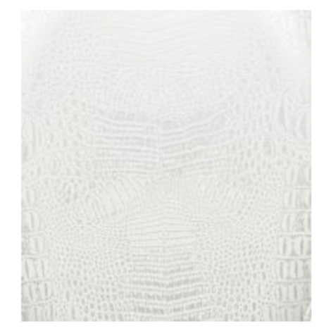 KARE Design Dekorativní polštář Croco bílý 40x40cm