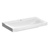 Geberit Xeno 2 - Umyvadlo 900x480 mm, otvor pro baterii, bez přepadu, s KeraTect, bílá 500.531.0