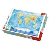TREFL - Puzzle Velká mapa světa 4000