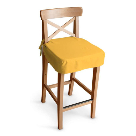 Dekoria Sedák na židli IKEA Ingolf - barová, slunečně žlutá, barová židle Ingolf, Loneta, 133-40