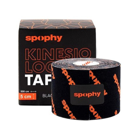 Spophy Kinesiology Tape Black, tejpovací páska černá, 5 cm x 5 m