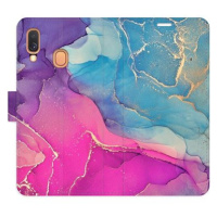 iSaprio flip pouzdro Colour Marble 02 pro Samsung Galaxy A40