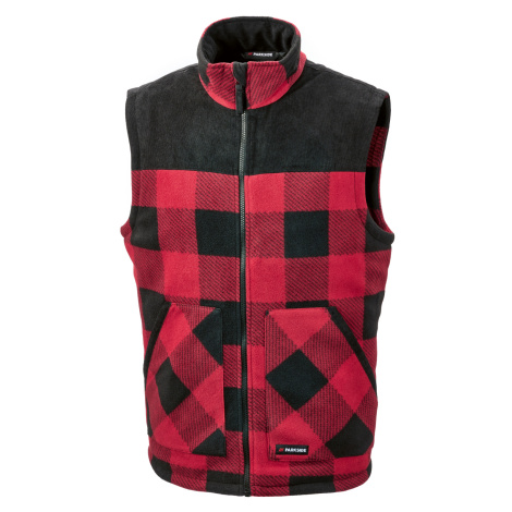 Parkside® Pánská fleecová vesta (červená, XL (56/58))