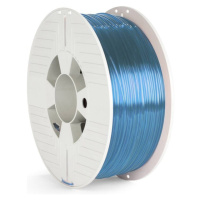 VERBATIM filament do 3D tiskárny PET-G 1.75mm, 327m, 1kg modrý průhledný Modrá/bílá