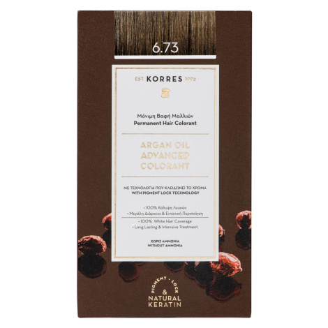 KORRES Argan Oil Advanced Colorant 6.73 Golden Cocoa