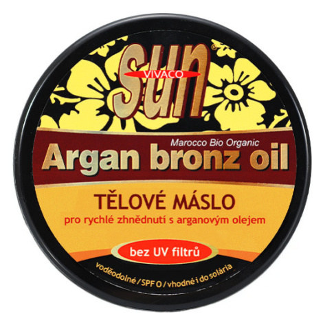 Vivaco Tělové máslo s BIO arganovým olejem SPF 0 SUN VITAL 200 ml