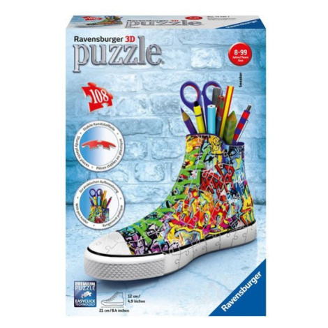 Puzzle 3D Kecka Graffiti/108 dílků RAVENSBURGER