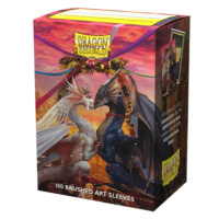 Obaly na karty Dragon Shield Art Brushed Sleeves - Valentine Dragon 2023 – 100 ks