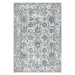 Bílý/modrý vlněný koberec 290x200 cm Yasmin - Flair Rugs