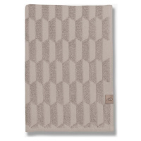 Béžové bavlněné ručníky v sadě 2 ks 35x55 cm Geo – Mette Ditmer Denmark