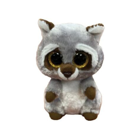 TY Beanie BOOS OAKIE, 15 cm - šedý mýval