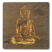 Li-Go "Buddha" světelný obraz s baterií 62x62cm varianta: ovládání na obraze včetně dálkového ov