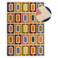 Ručně tkaný vlněný koberec 200x290 cm Retro Blocks – Flair Rugs