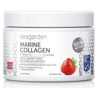Seagarden Marine Collagen + Vitamin C – Kolagen s vitamínem C s příchutí jahody 150 g