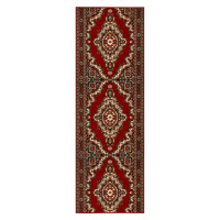 Alfa Carpets  Běhoun na míru TEHERAN T-102 red - šíře 80 cm