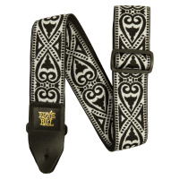 Ernie Ball Jacquard Strap Black Heart