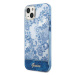 Guess GUHCP14MHGPLHB hard silikonové pouzdro iPhone 14 PLUS 6.7" blue Porcelain Collection