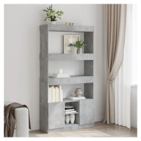 vidaXL Skříň highboard betonově šedá 92 x 33 x 180 cm kompozitní dřevo