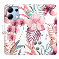 iSaprio flip pouzdro Pink Flowers 02 pro Xiaomi Redmi Note 13