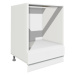 ArtExt Kuchyňská skříňka spodní pro vestavnou troubu MALMO | D11K 60 Barva korpusu: Bílá