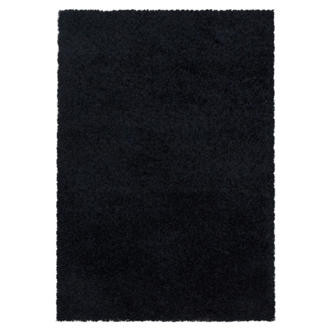 Ayyildiz koberce Kusový koberec Sydney Shaggy 3000 black Rozměry koberců: 60x110