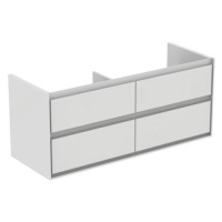 Koupelnová skříňka pod umyvadlo Ideal Standard Connect Air 120x44x51,7 cm bílá lesk/bílá mat E08