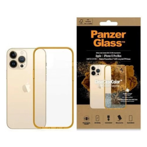 Kryt PanzerGlass ClearCase iPhone 13 Pro Max 6.7" Antibacterial Military grade Tangerine 0343 (0